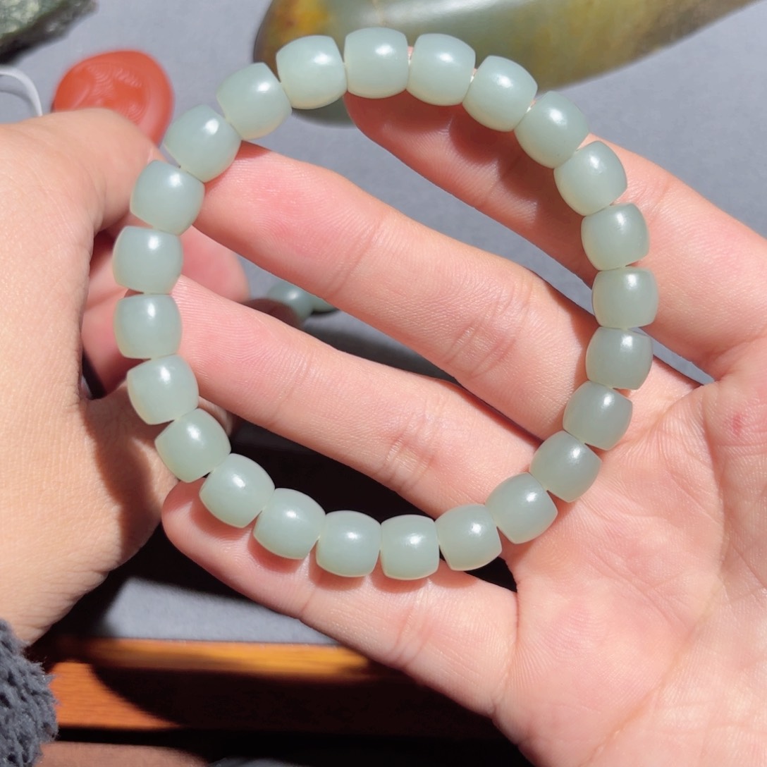 和田玉手链未镶嵌