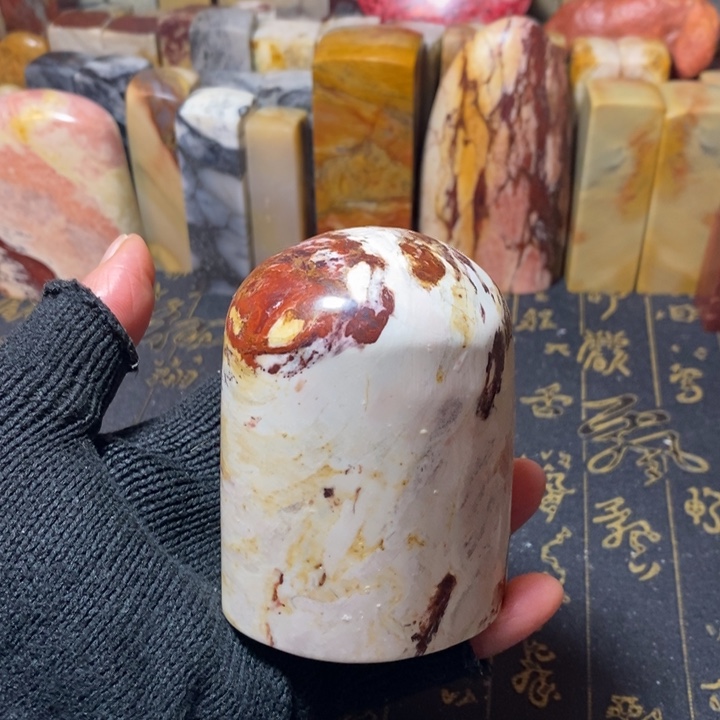 昌化鸡血石印章石