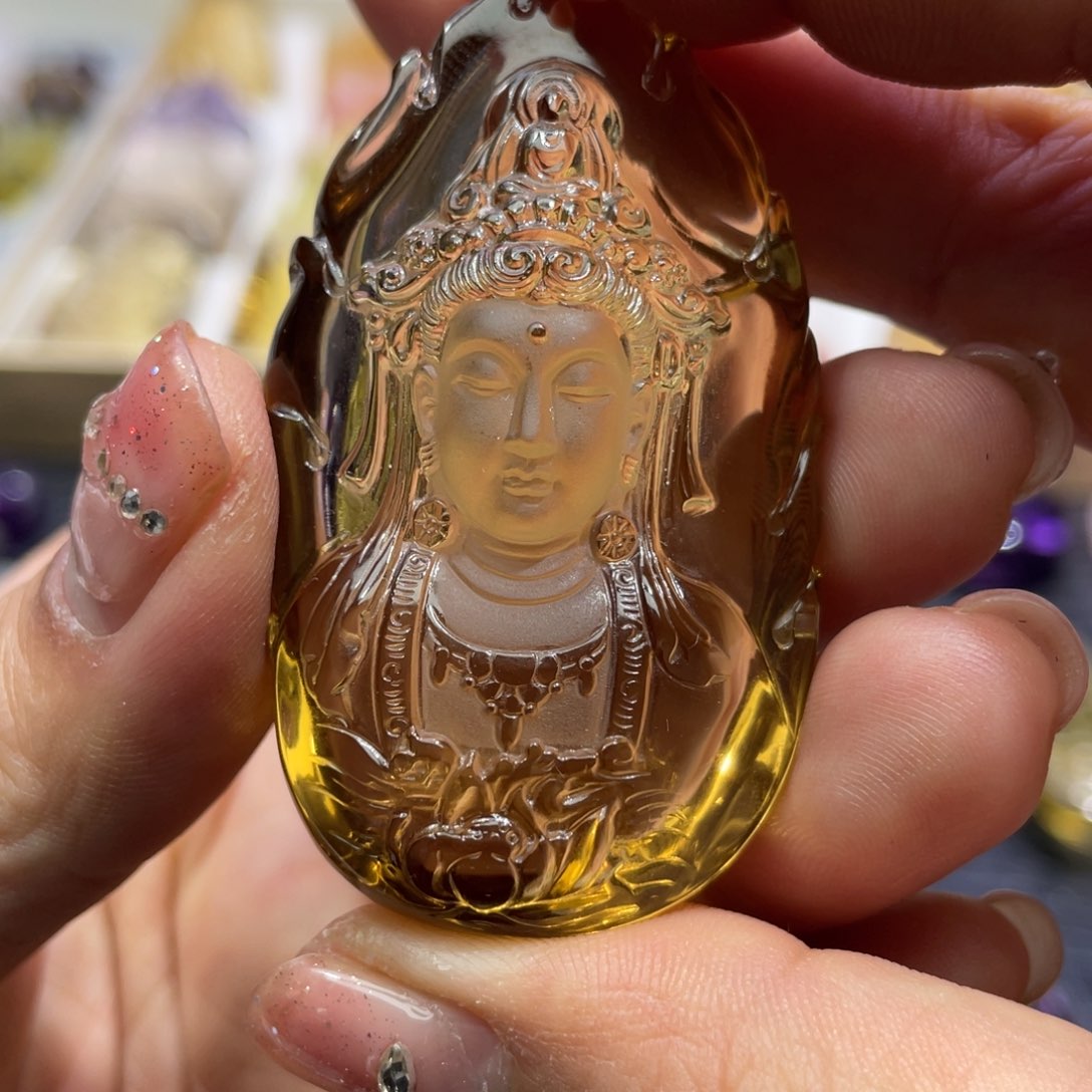 水晶颈饰未镶嵌定制