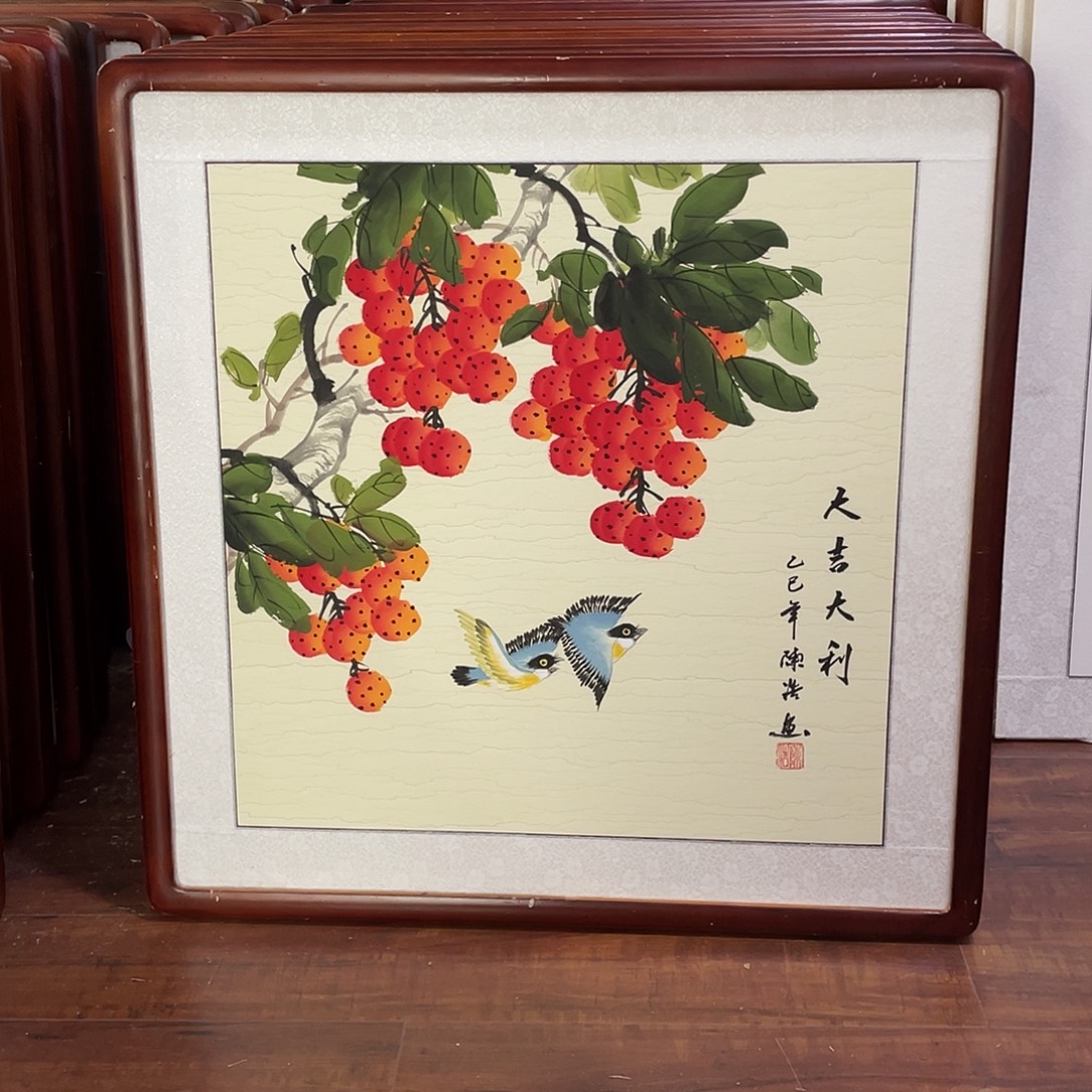 国画带框尺寸63*63厘米