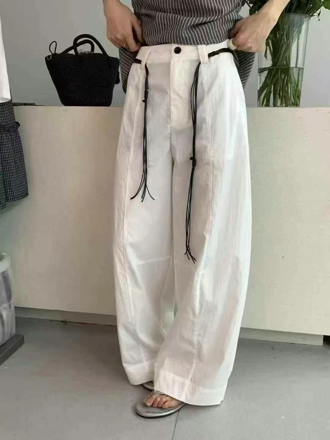 studio 空气裤百搭阔腿休闲裤