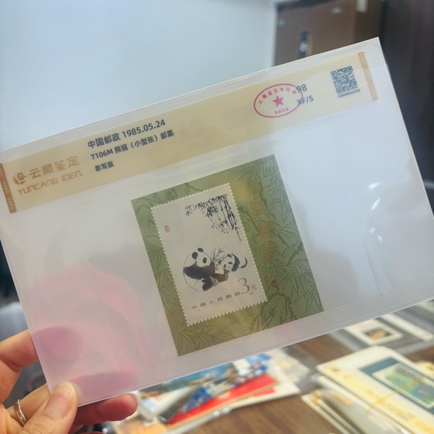 T106M 熊猫 小型张 邮票