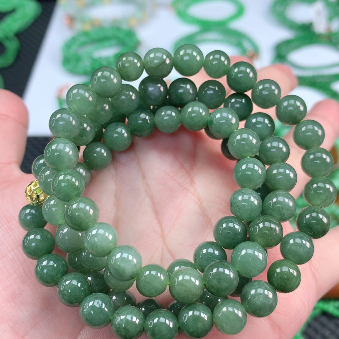 翡翠手链未镶嵌翡翠