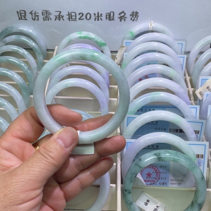 翡翠未镶嵌手镯天然翡翠手镯