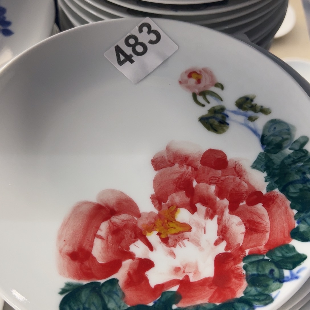 瓷片景德镇陶瓷手工手绘制作