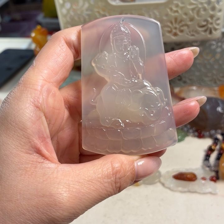 玛瑙/玉髓未镶嵌吊坠(不含链)