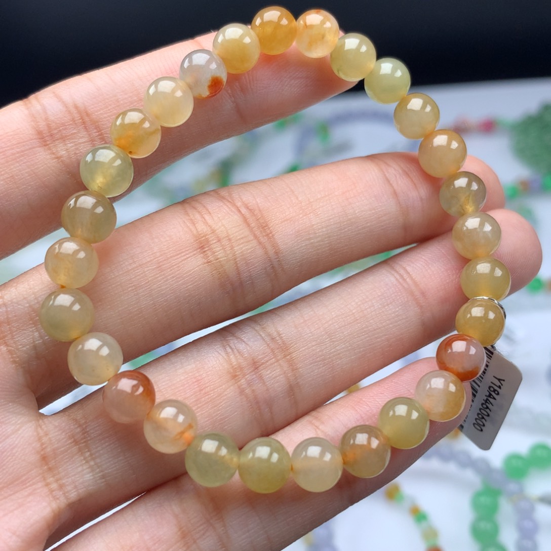 翡翠手链未镶嵌卡