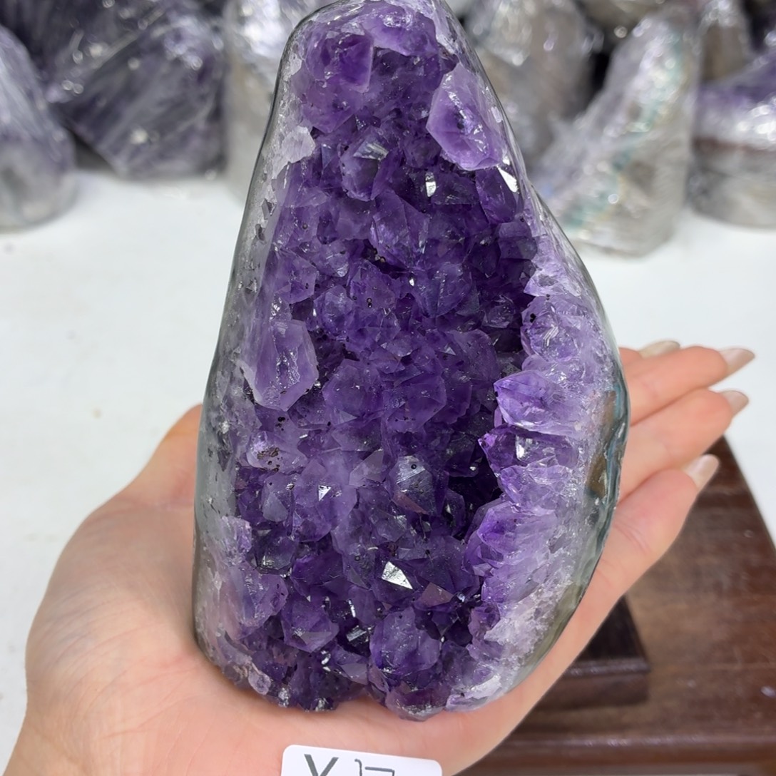 紫晶眼镜未镶嵌水晶