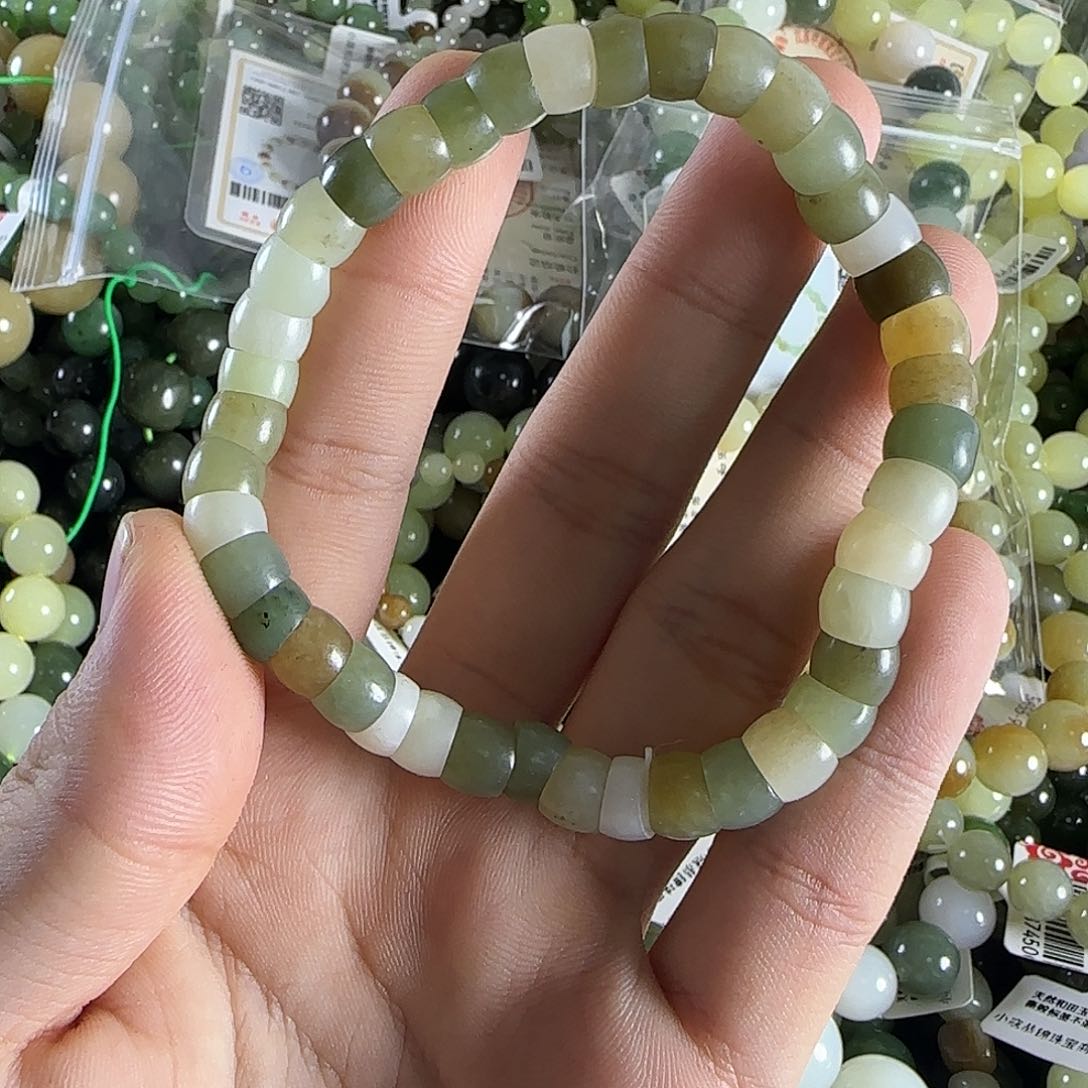 和田玉手链未镶嵌269