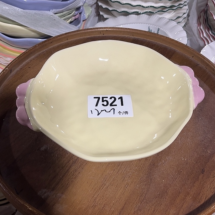 瓷微瑕外贸餐具7521