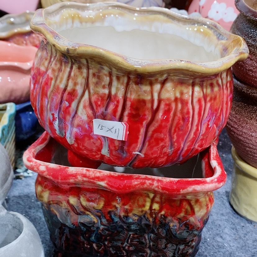 【闪购商品】陶瓷陶瓷花盆，多肉花盆