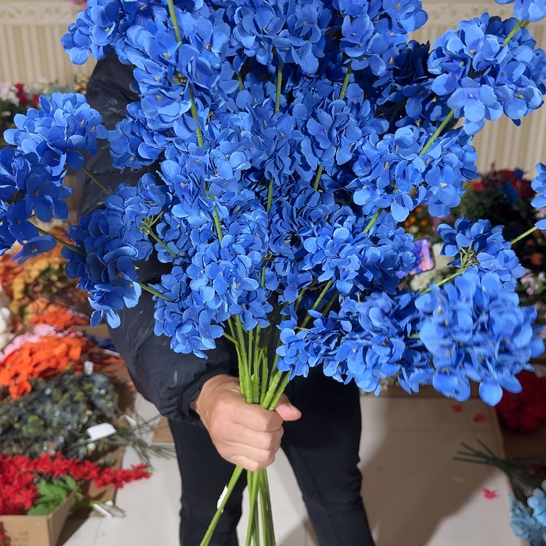 849号八头木绣球蓝色5支