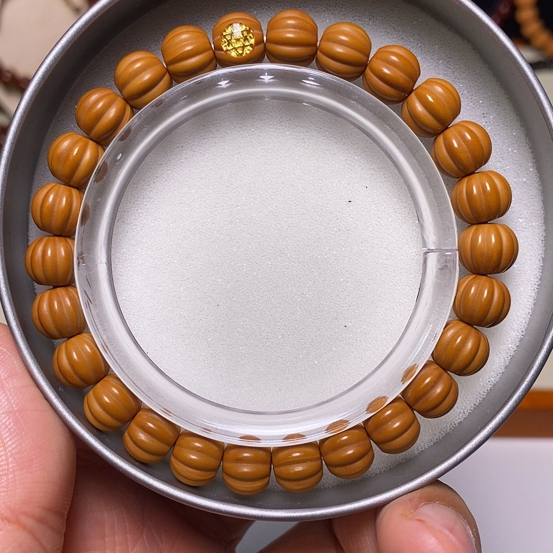 手串猴头核桃多瓣瓜珠尺寸9+全品精工