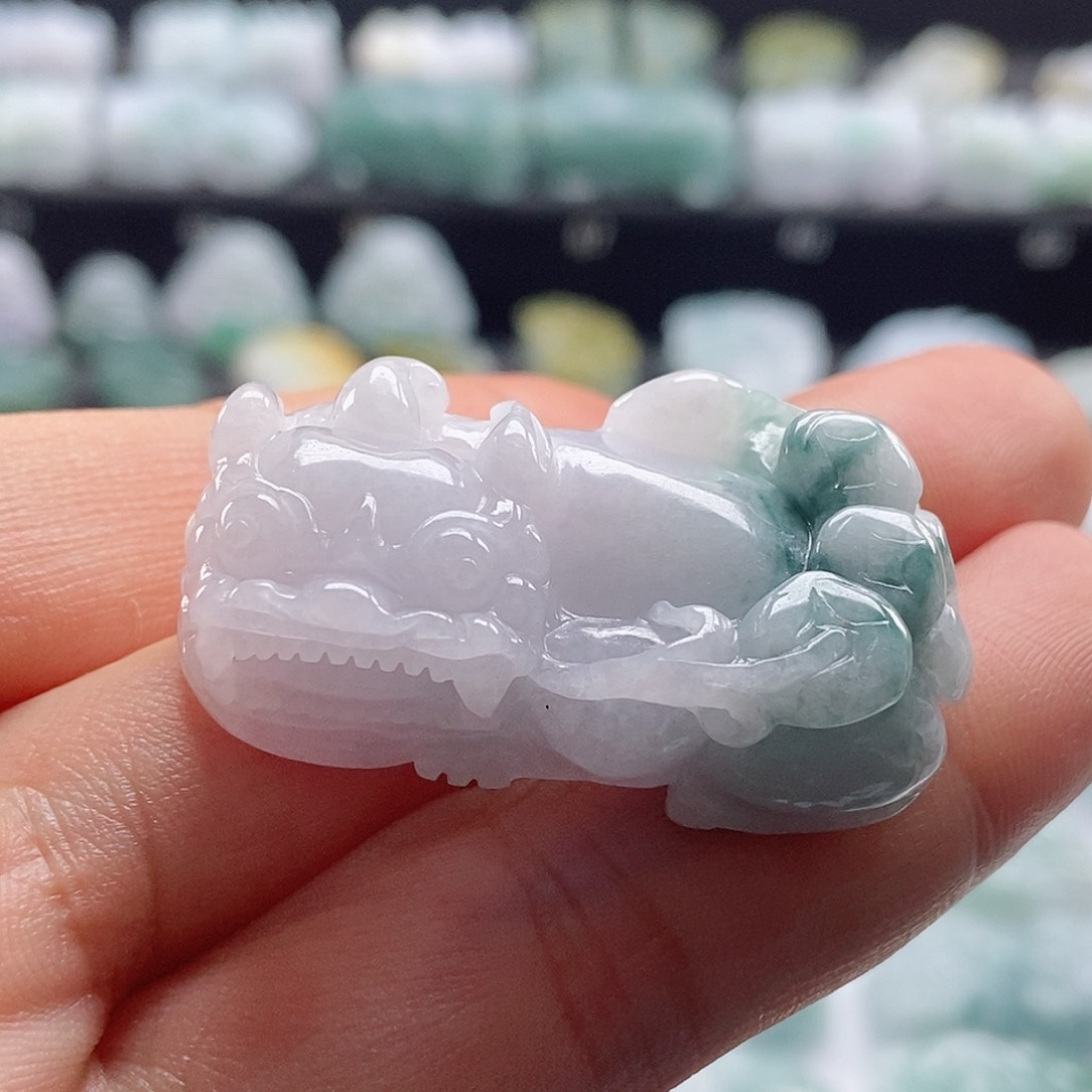 颈饰未镶嵌翡翠翡翠貔貅