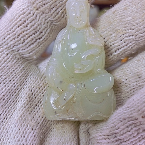 和田玉（白玉）挂件未镶嵌