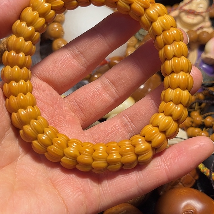 手串/手链橄榄核猴头莲花微瑕