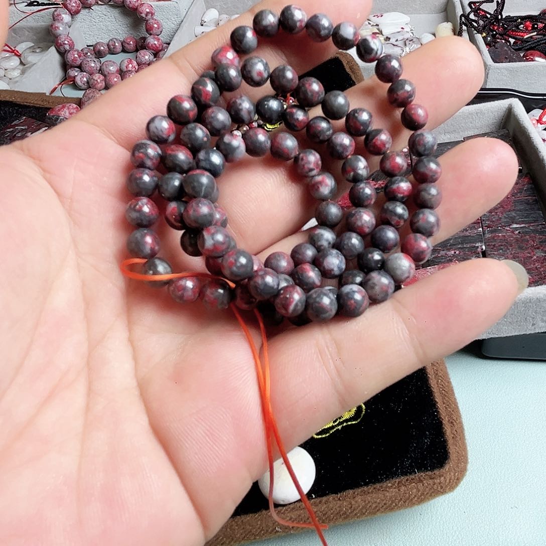 天然朱砂辰砂手串