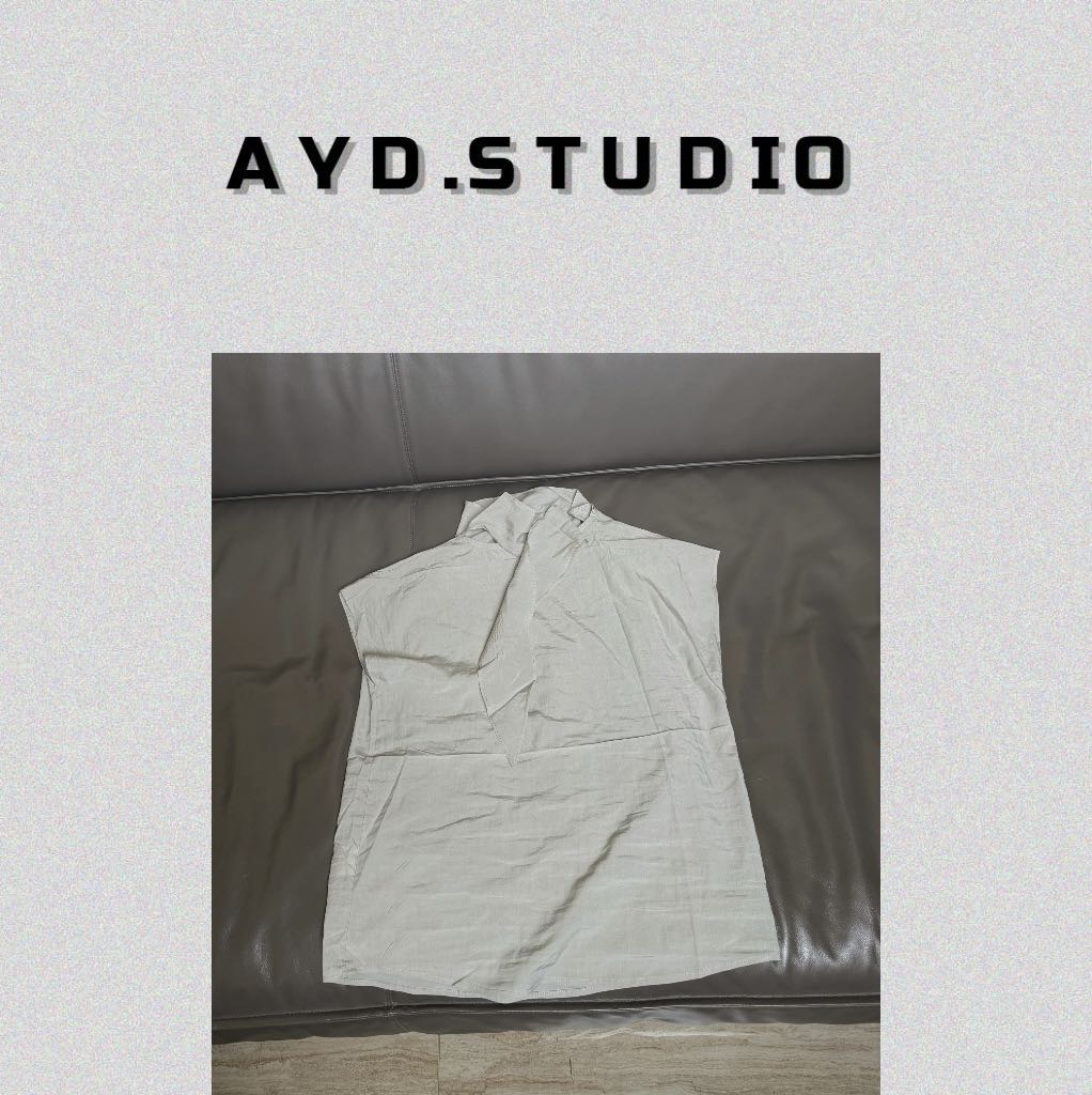 AYD.STUDIO时尚设计款无袖上衣#3071 