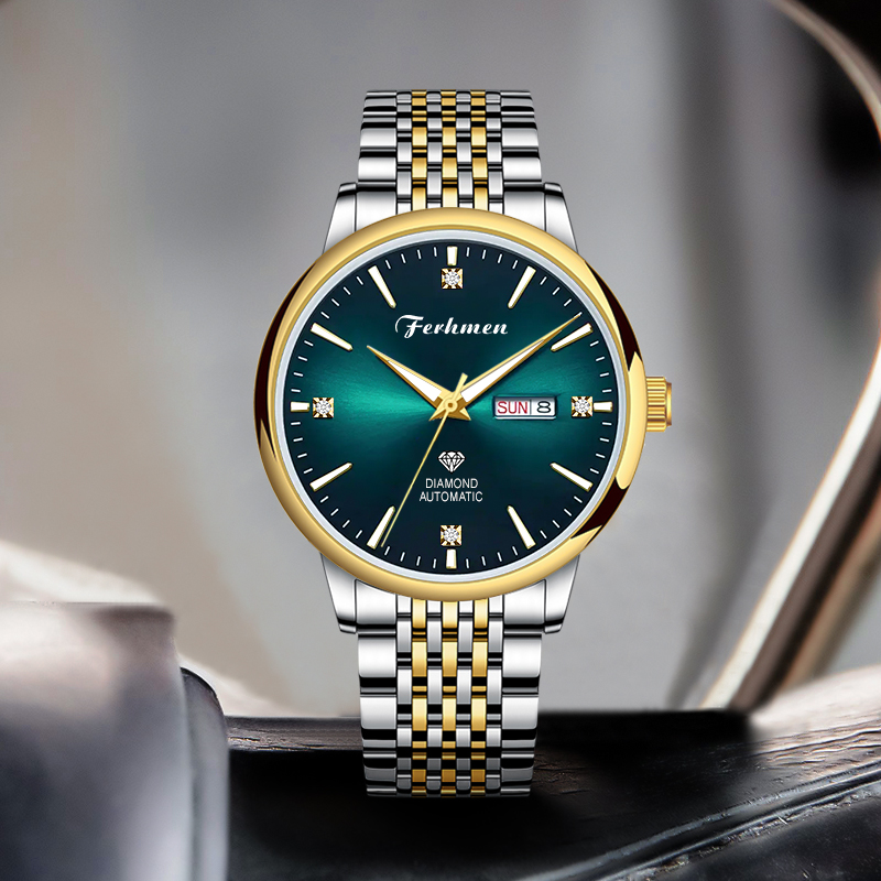 极光系列全球限量200只男士自动机械表F8070