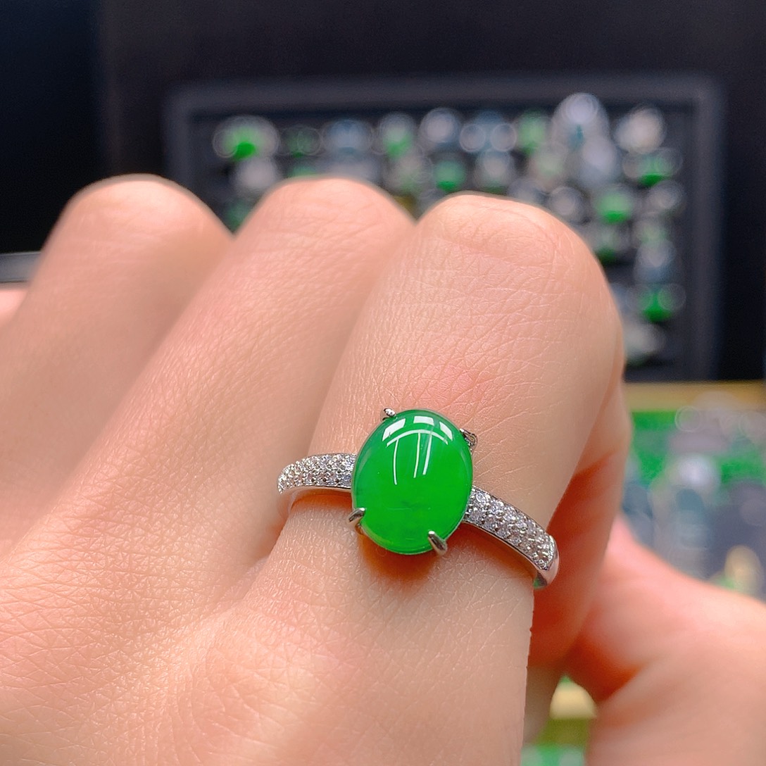 未镶嵌戒指翡翠天然翡翠