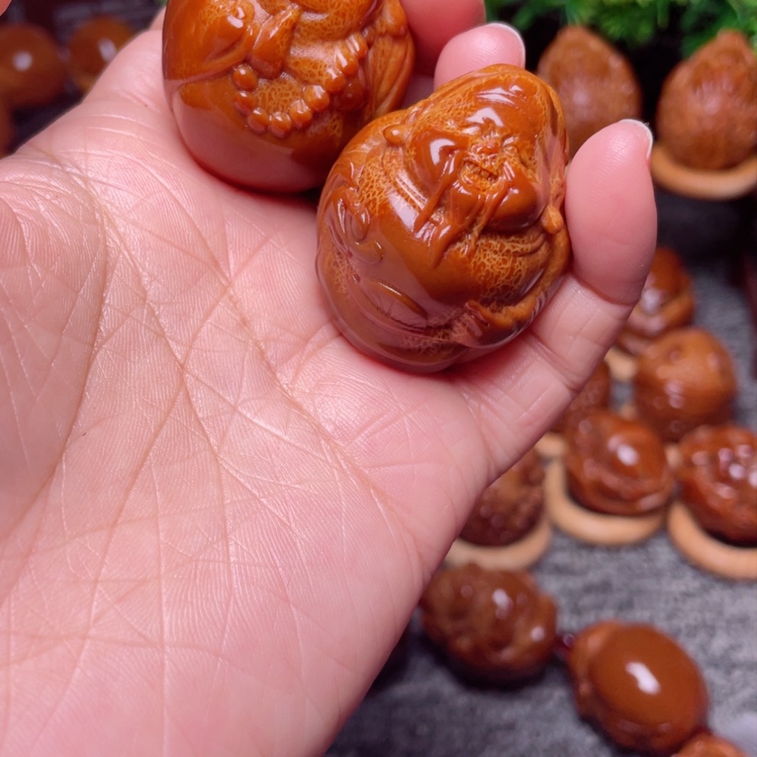 【闪购商品】橄榄核手串/手链财迷一对