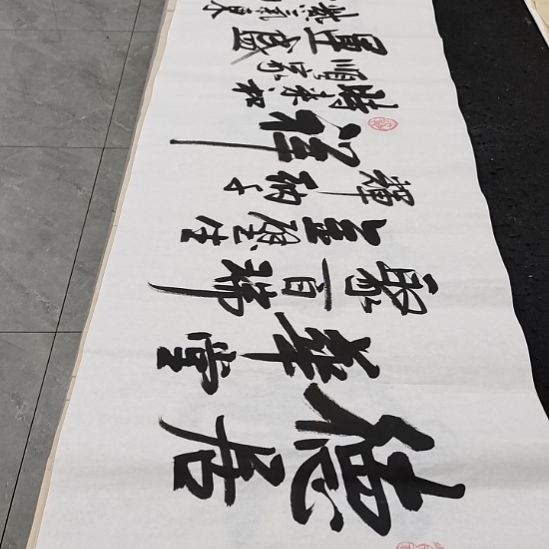 翰墨白武坤老师作品一副