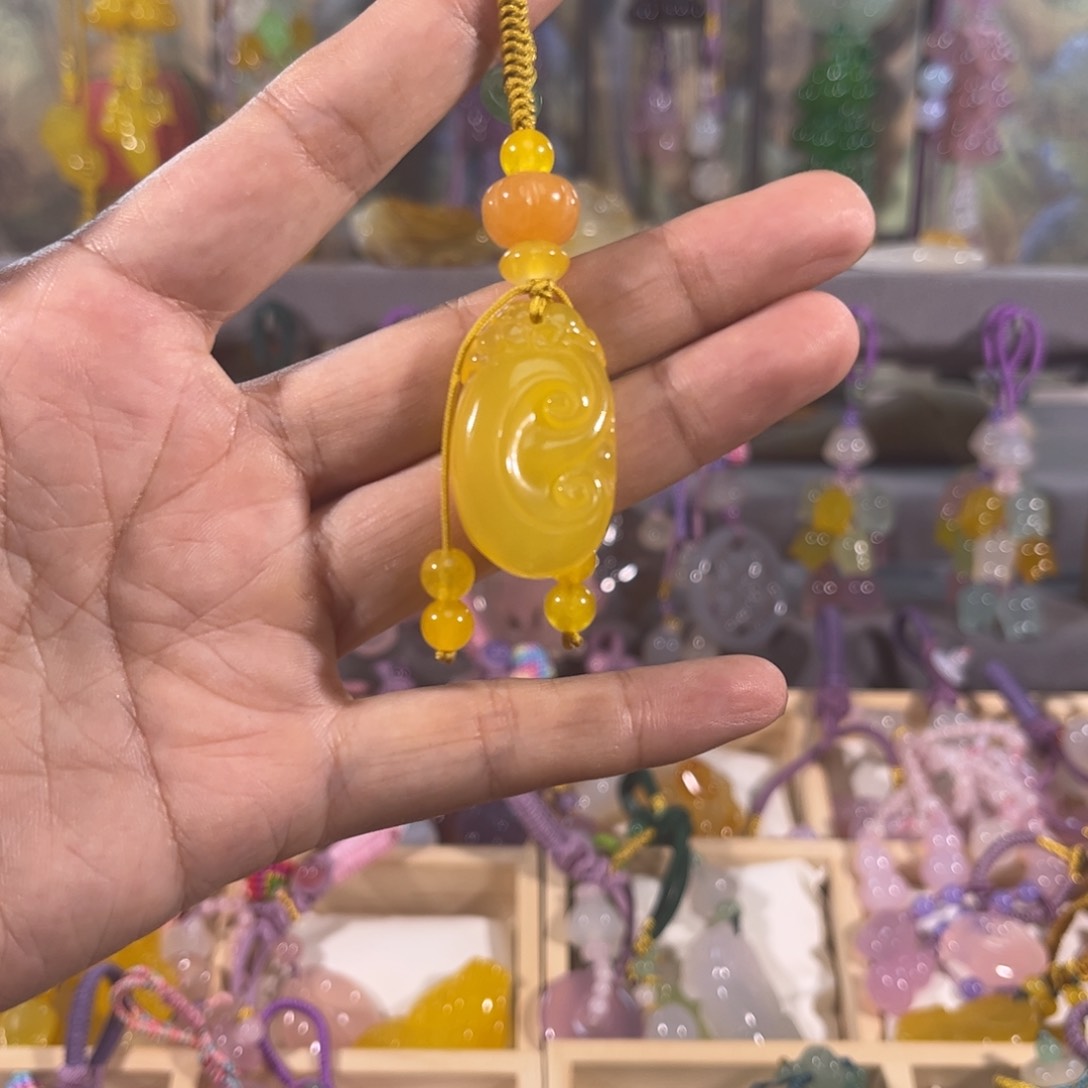 玛瑙/玉髓车挂未镶嵌