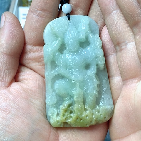 翡翠颈饰未镶嵌天然缅甸翡翠a货