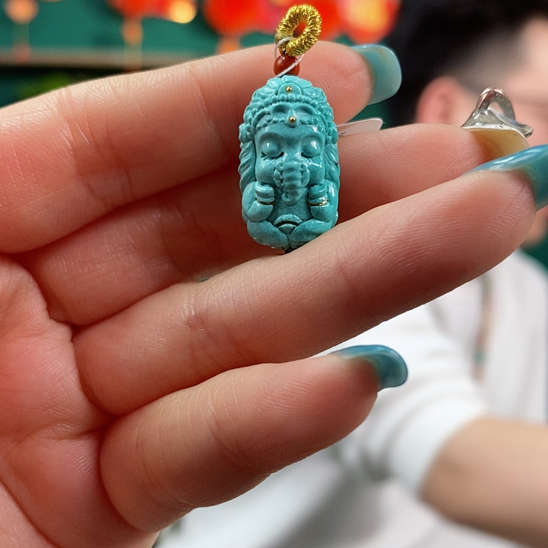 绿松石珠宝奇石未镶嵌