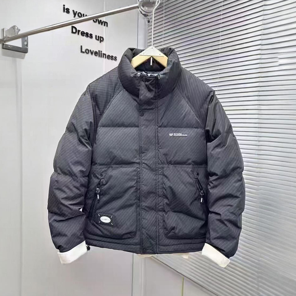 8807 2025冬季御寒保暖锁温防寒服男士时尚休闲断码剪标厚外套