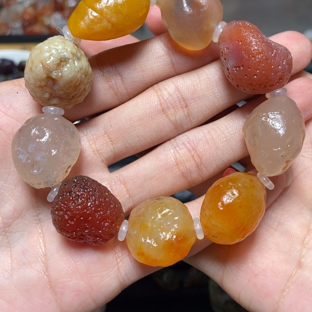 玛瑙/玉髓手链合金