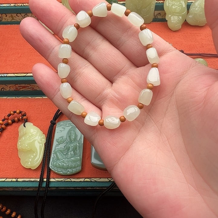 手串未镶嵌和田玉