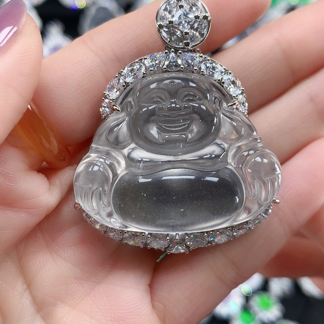 玛瑙/玉髓银S925镶嵌颈饰吊坠