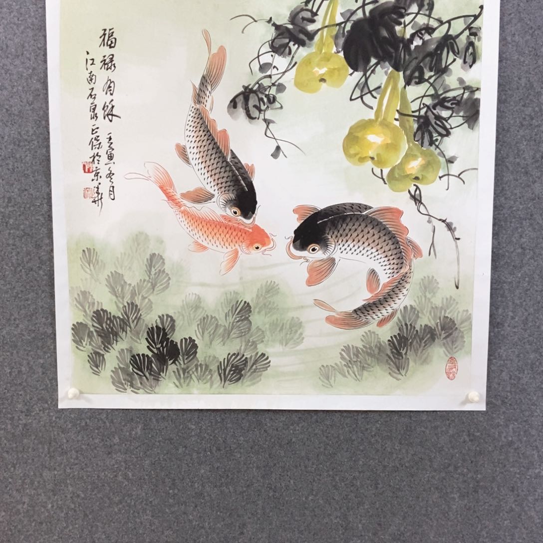国画陈正保老师纯手绘国画