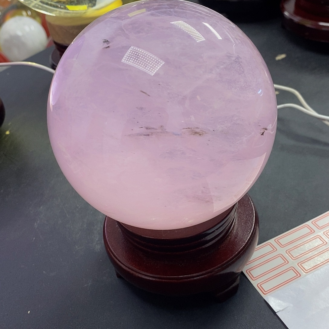 用***休石材11.8厘米粉水摆件