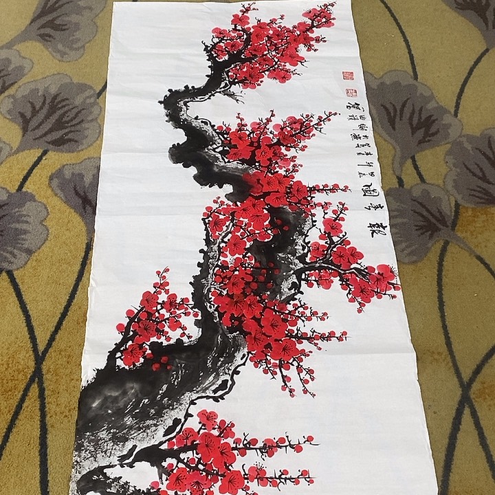 大***生国画何勇70/140手绘画芯