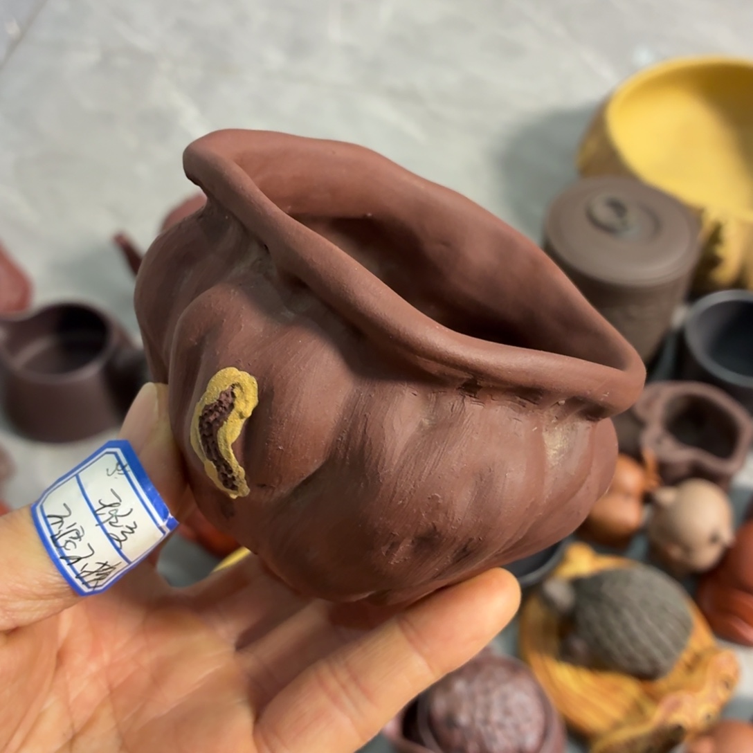 紫砂茶杯瑕疵不退不换介意勿拍