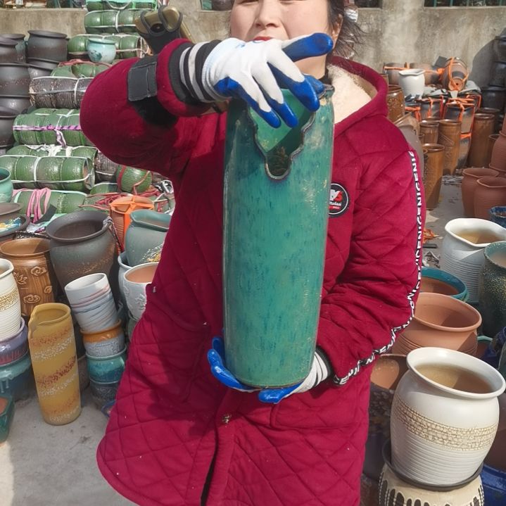 红陶口14高42瑕疵