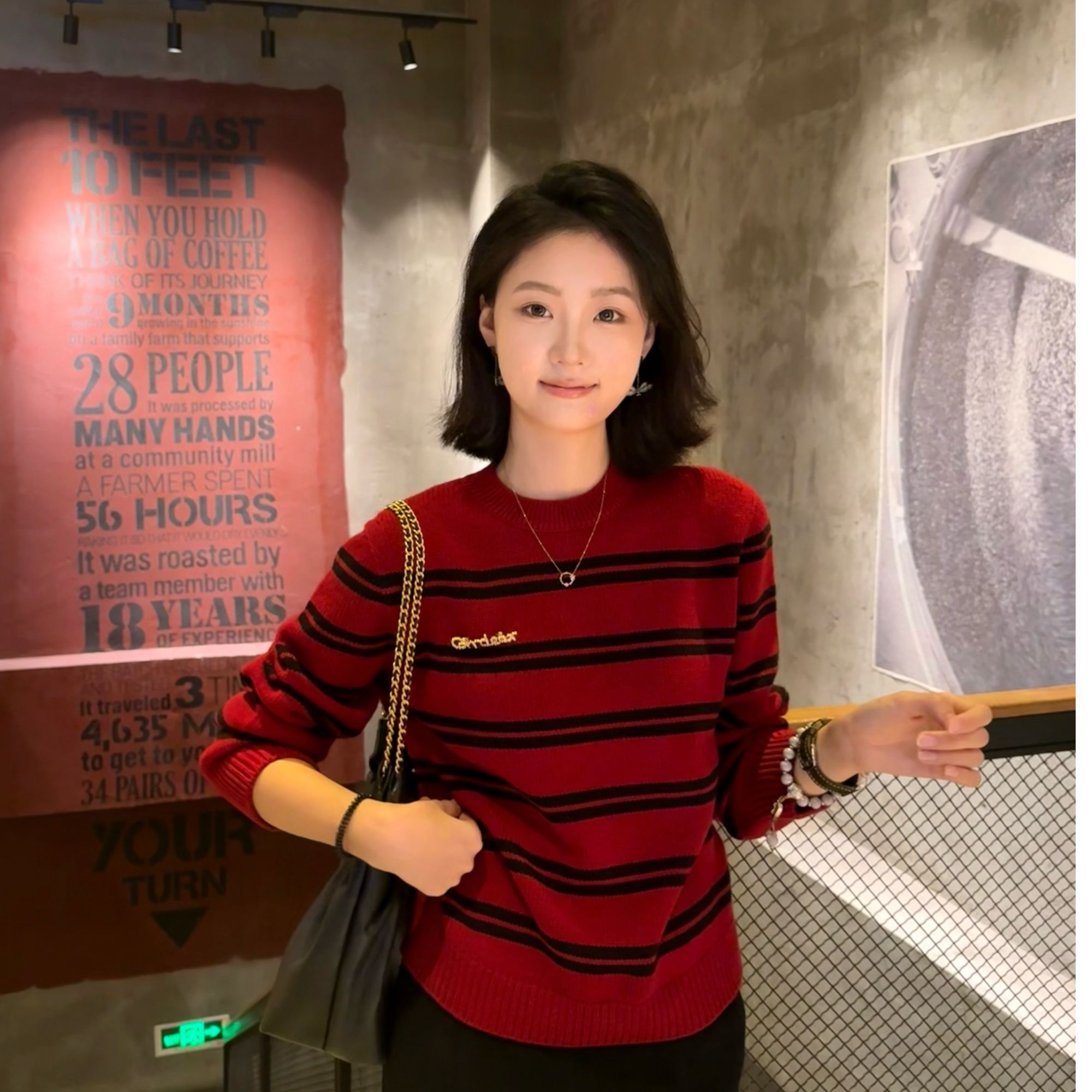 【塞纳花房】哥弟秋季显白百搭显瘦毛衣138073-4T05735