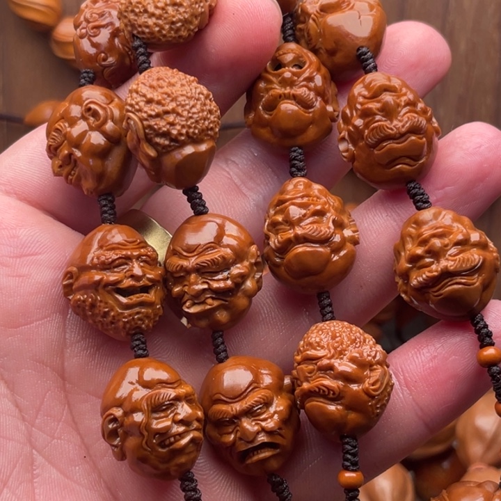 橄榄核手串/手链1.9十八罗汉