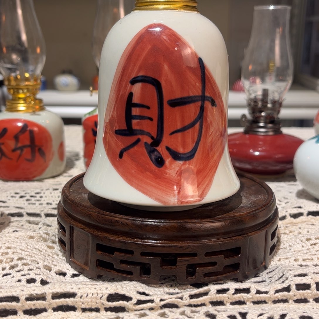 摆件景德镇陶瓷香薰灯