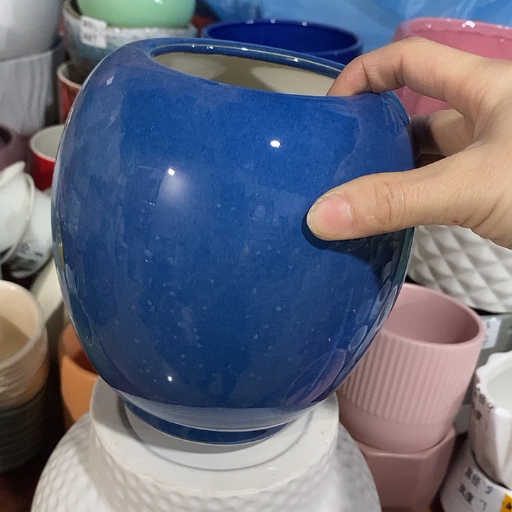 摆件陶凑单满12包邮发好盆有孔