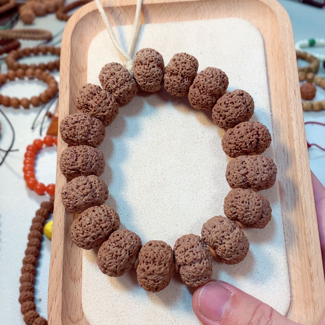 金刚菩提手串夹板菠萝蜜大金刚桩高差8的定制级头货25mm