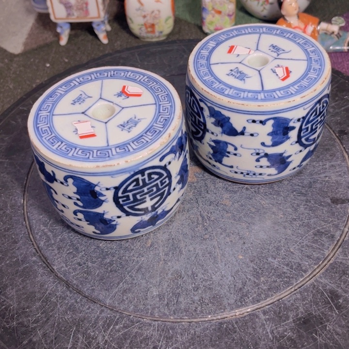 紫砂茶叶罐青花8888888888