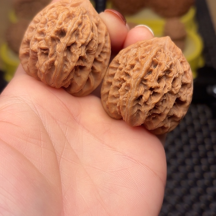 吊坠文玩核桃39盘龙虎头