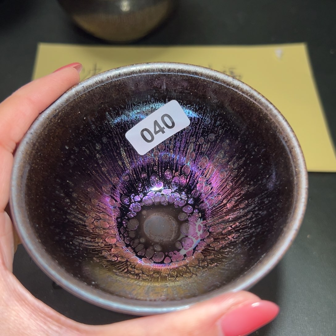 自***称茶盏全手工原矿原釉建盏