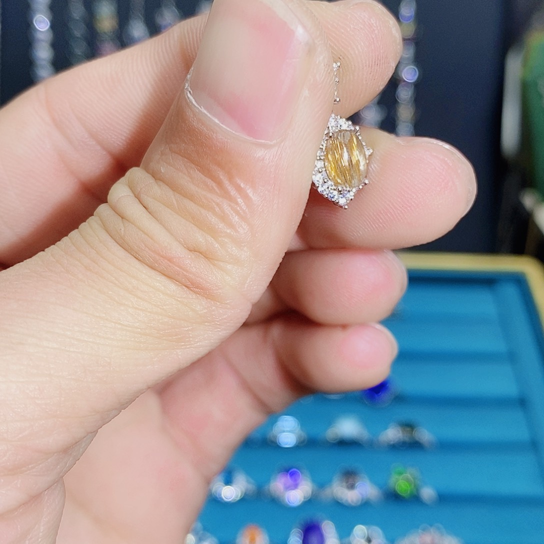 紫晶珠宝半成品银S925镶嵌