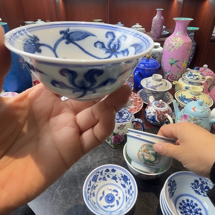 摆件景德镇陶瓷老厂瓷24