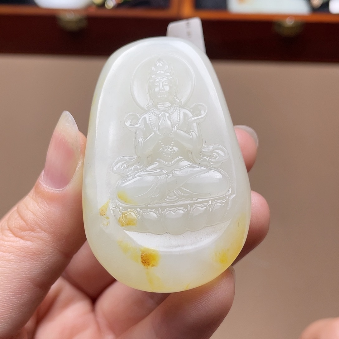 和田玉挂件未镶嵌F