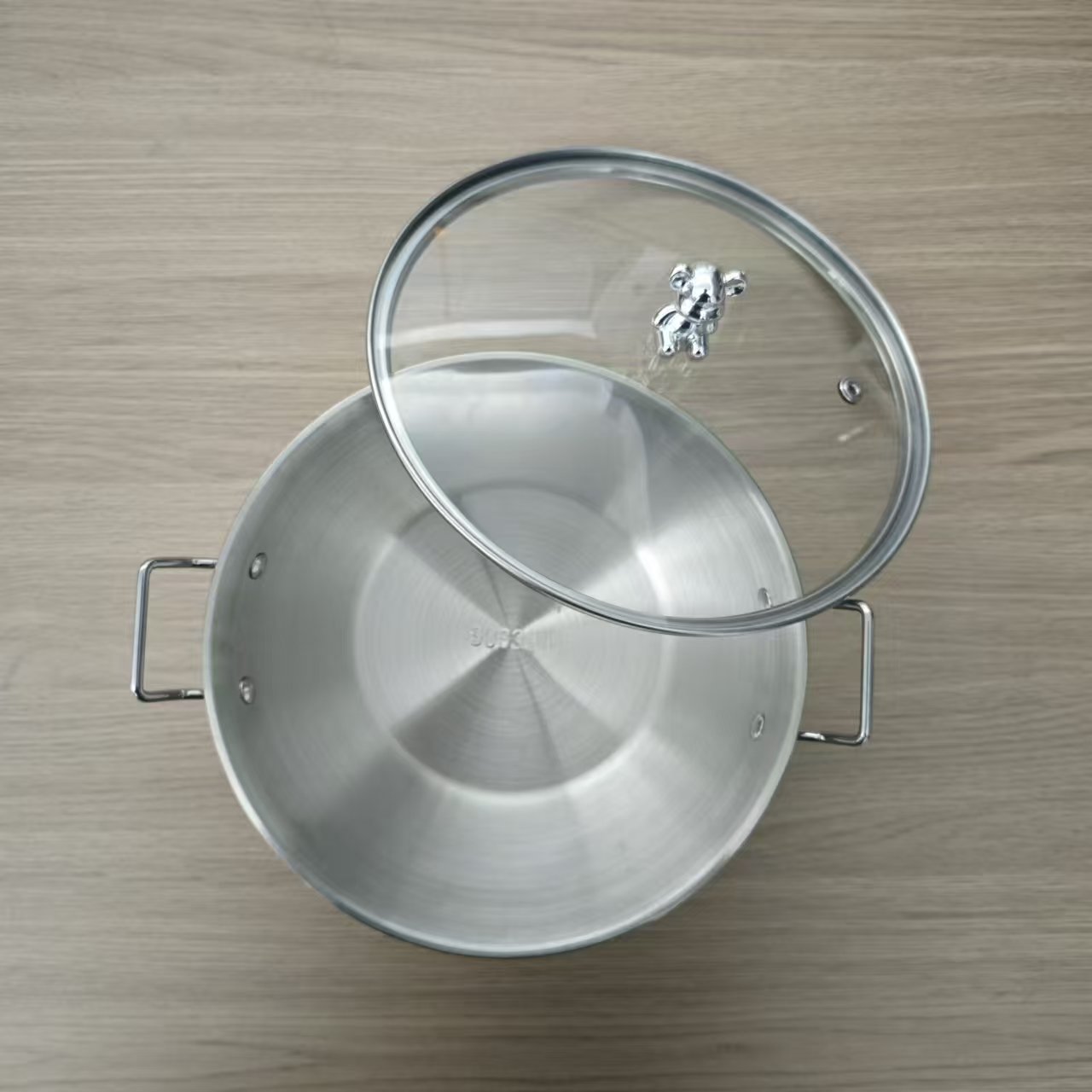 【老板疯了】19cm小熊带盖海鲜砂锅一个【汤姆粉丝专属】【创意礼盒】